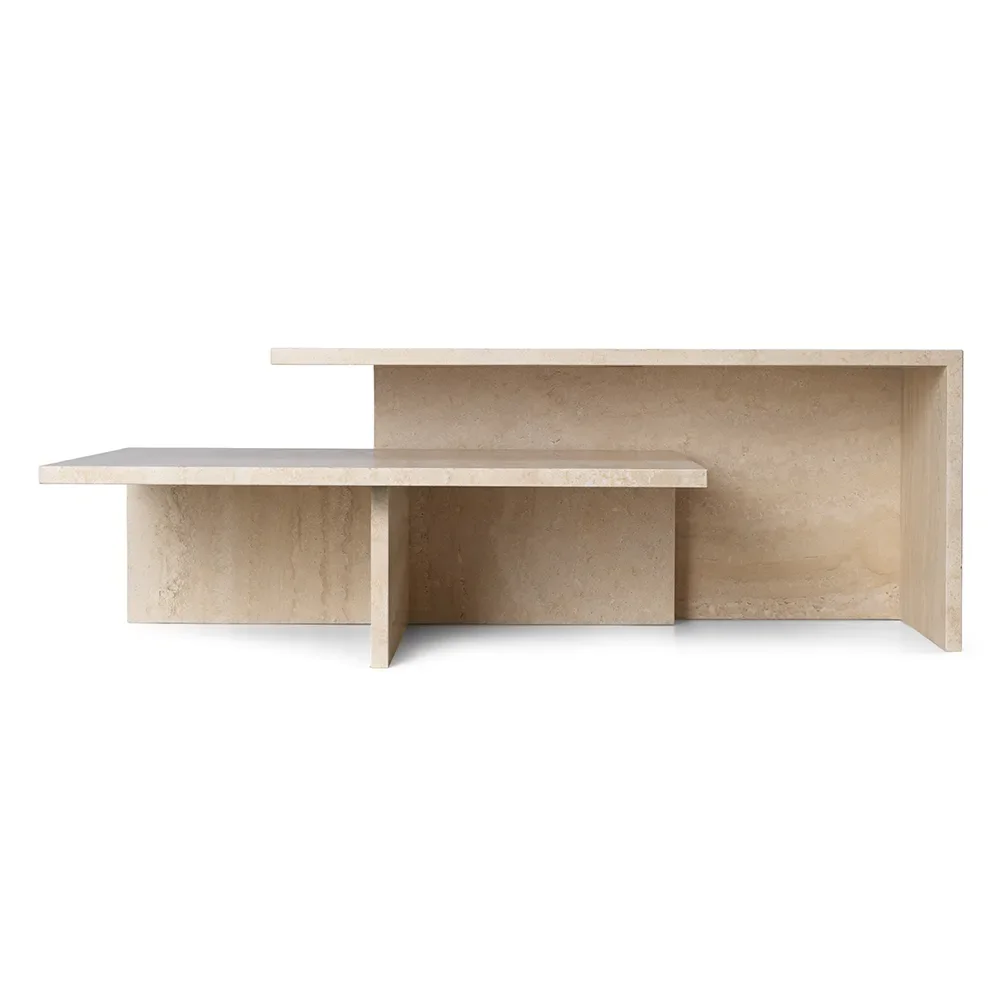 Distinct Grande Duo tische - Travertine