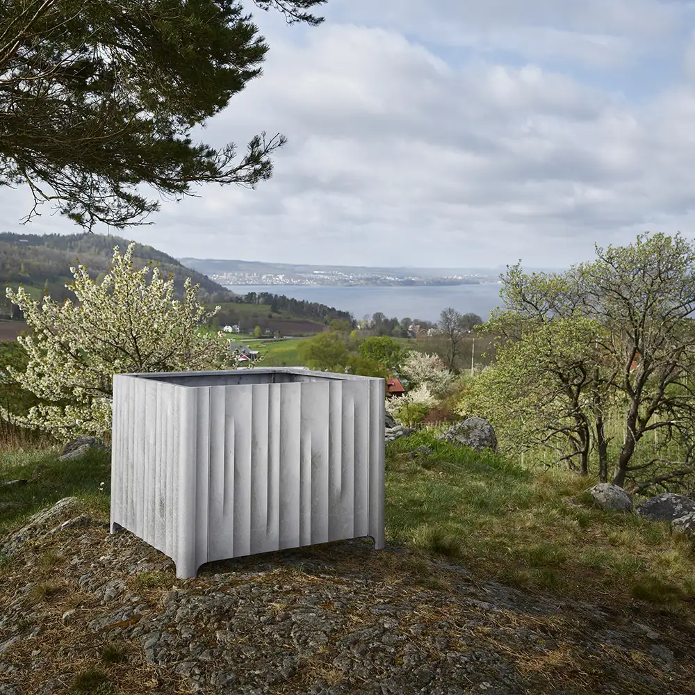 Blumentopf Säule Nr.4 natur