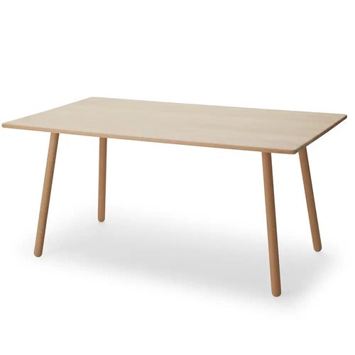 Georg Esstisch 155x90 cm Weiß Seife Eiche