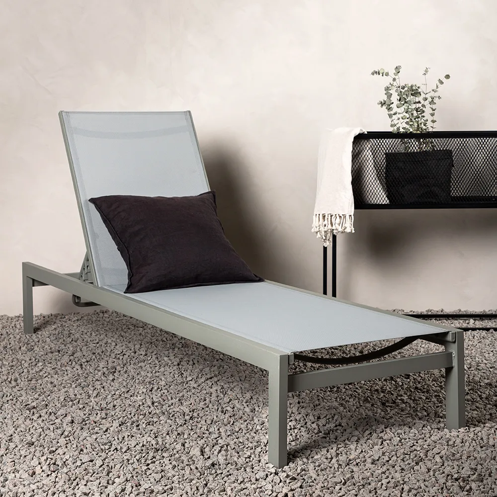 Copacabana Sonnenliege Khaki 2er-Pack