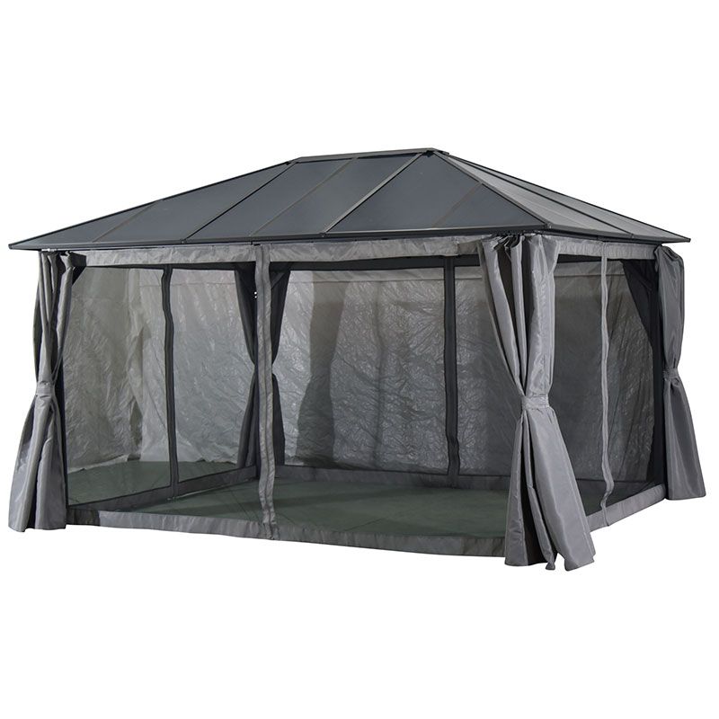 Scopello Pavillon 300x400 cm anthrazit/grau