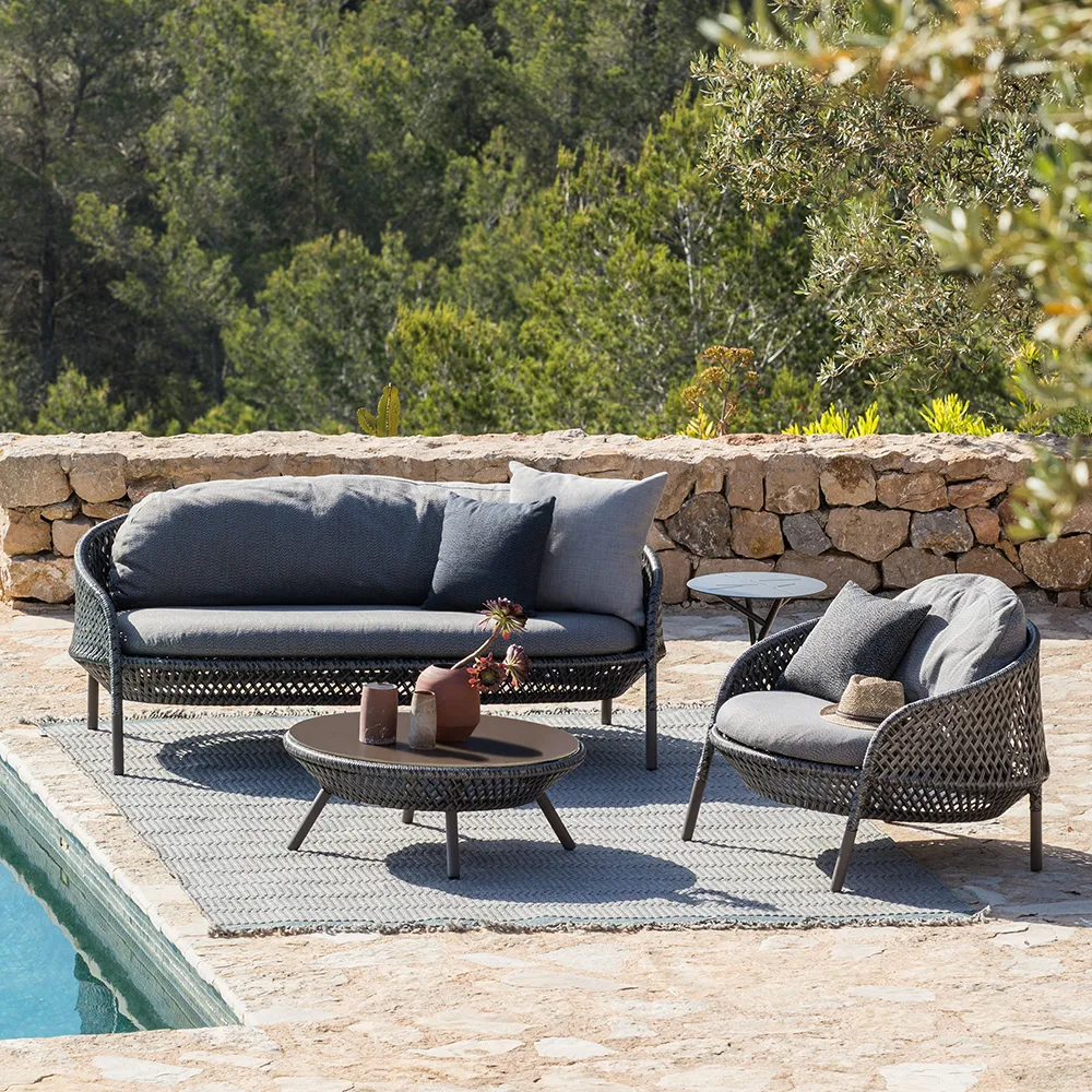 AHNDA Loungesessel AB7 vulcano 0305 graphite 0108