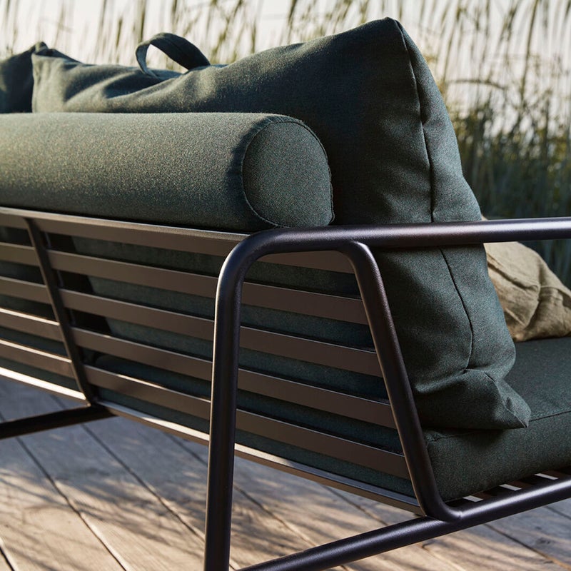 Avon 2 Sitzer Sofa Indigo/Schwarz