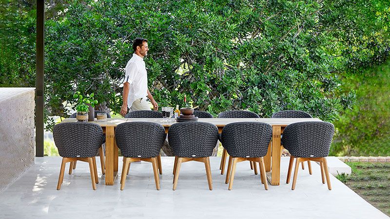 Endless Esstisch 100X332 Teak