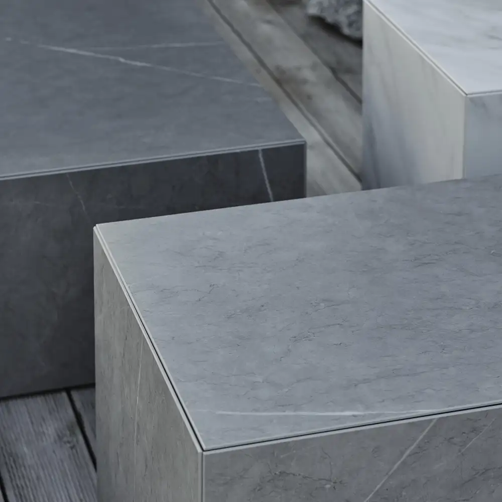 Zten Couchtisch 50x80 cm grau