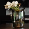 Reef Vase aus mundgeblasenem Glas Ø28 cm Smoke Grey