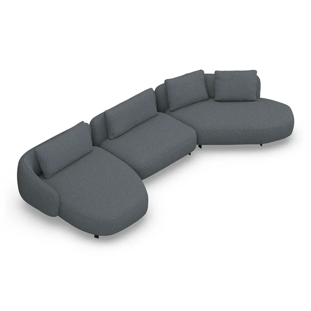 Orca Sofa mit Recamiere Kat C