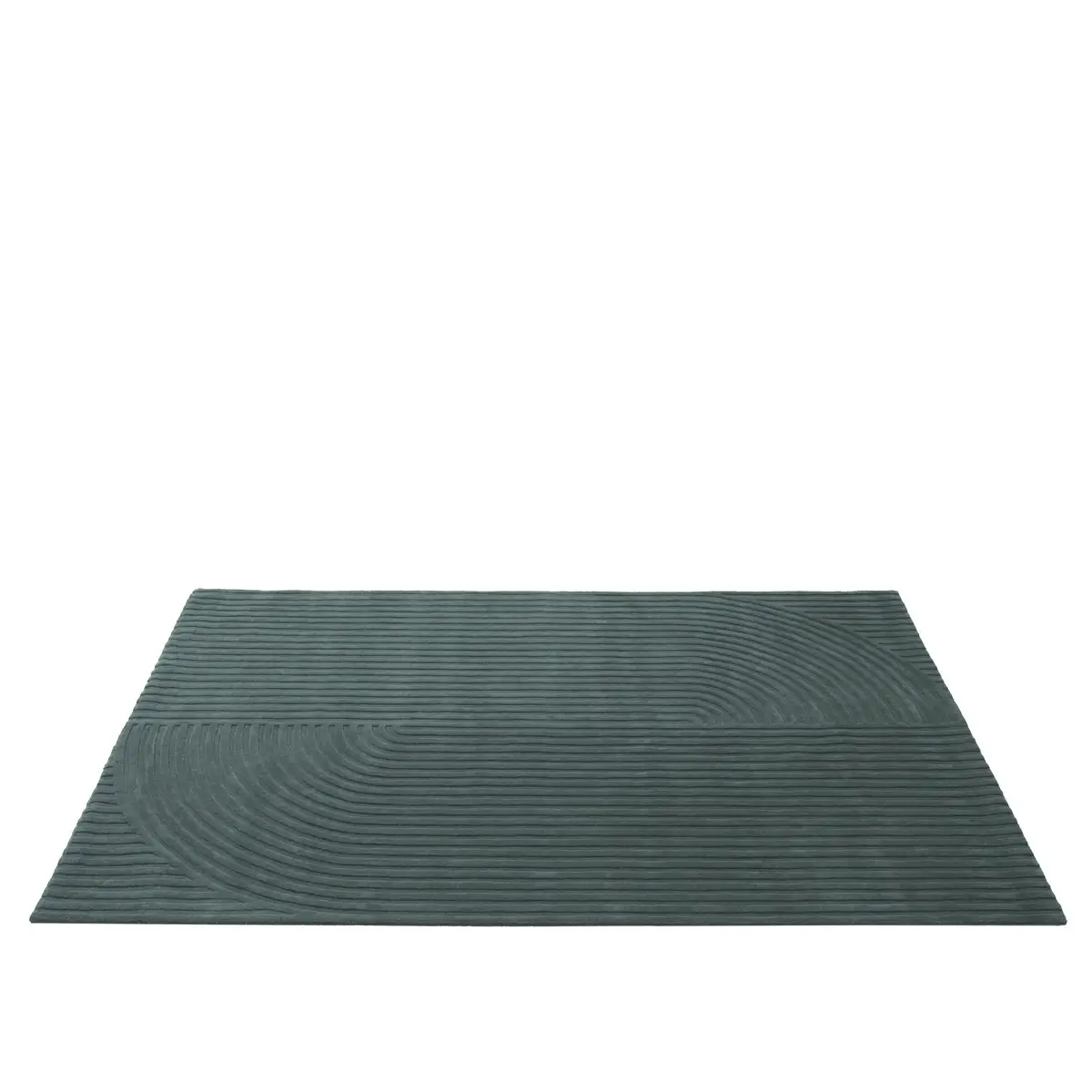 Relevo Teppich Quattro - 200 x 300 cm - Dark Green 