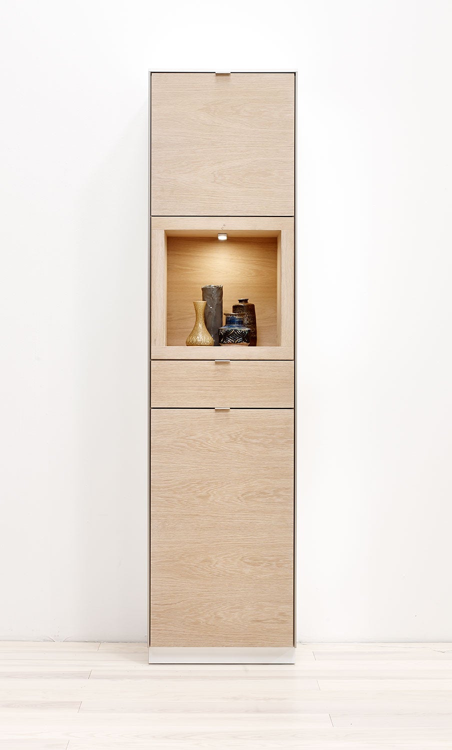 Sm914 Vitrinenschrank Eiche Naturöl