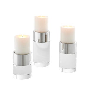 Kerzenhalter Sierra Nickel Set 3-teilig