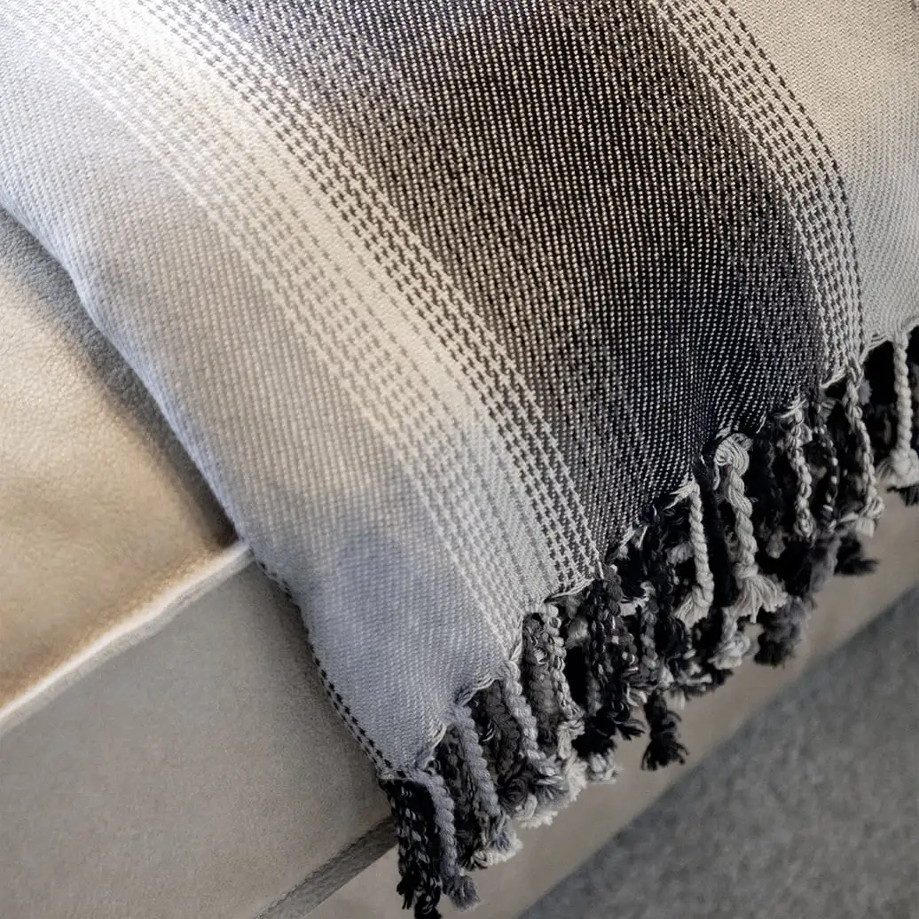 Überwurf Adonis 130x180cm Streifen braun