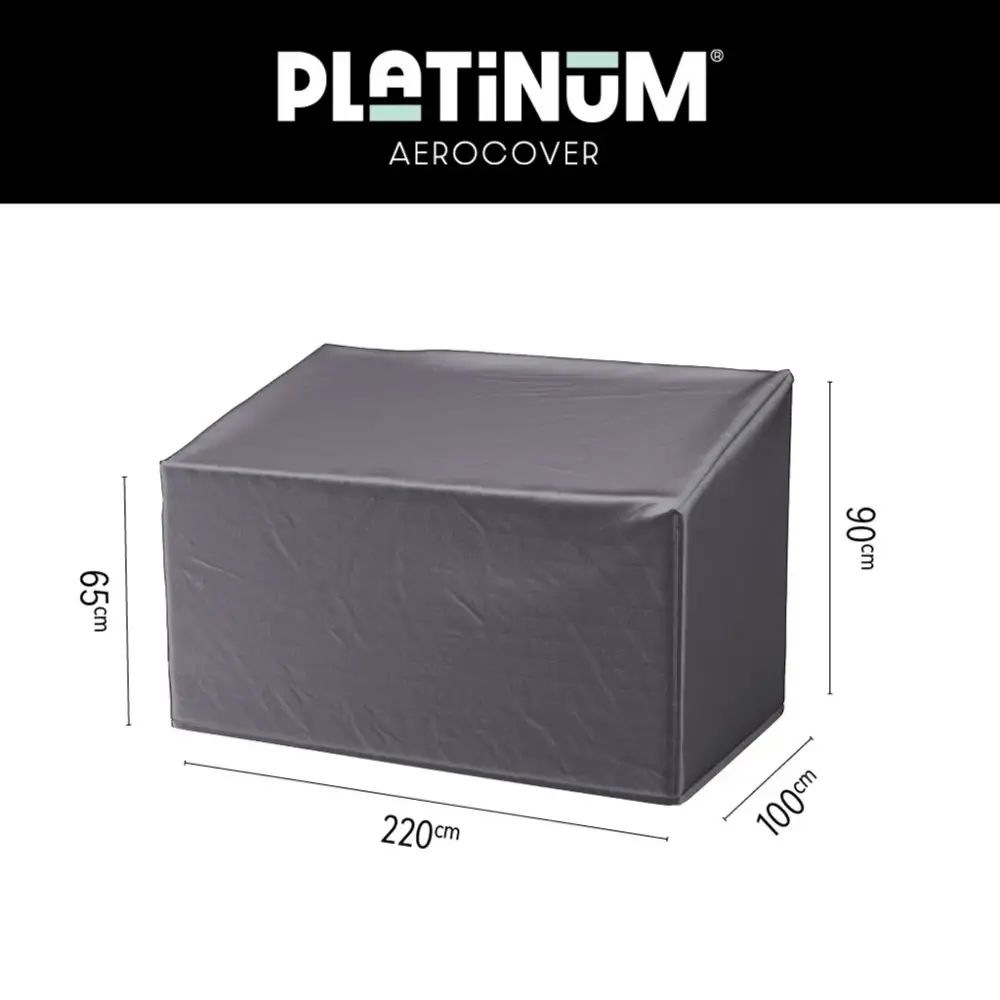 Platinum Aerocover, Lounge-Bankbezug Hb 220x100xH65/90 Aerocover Anthrazit