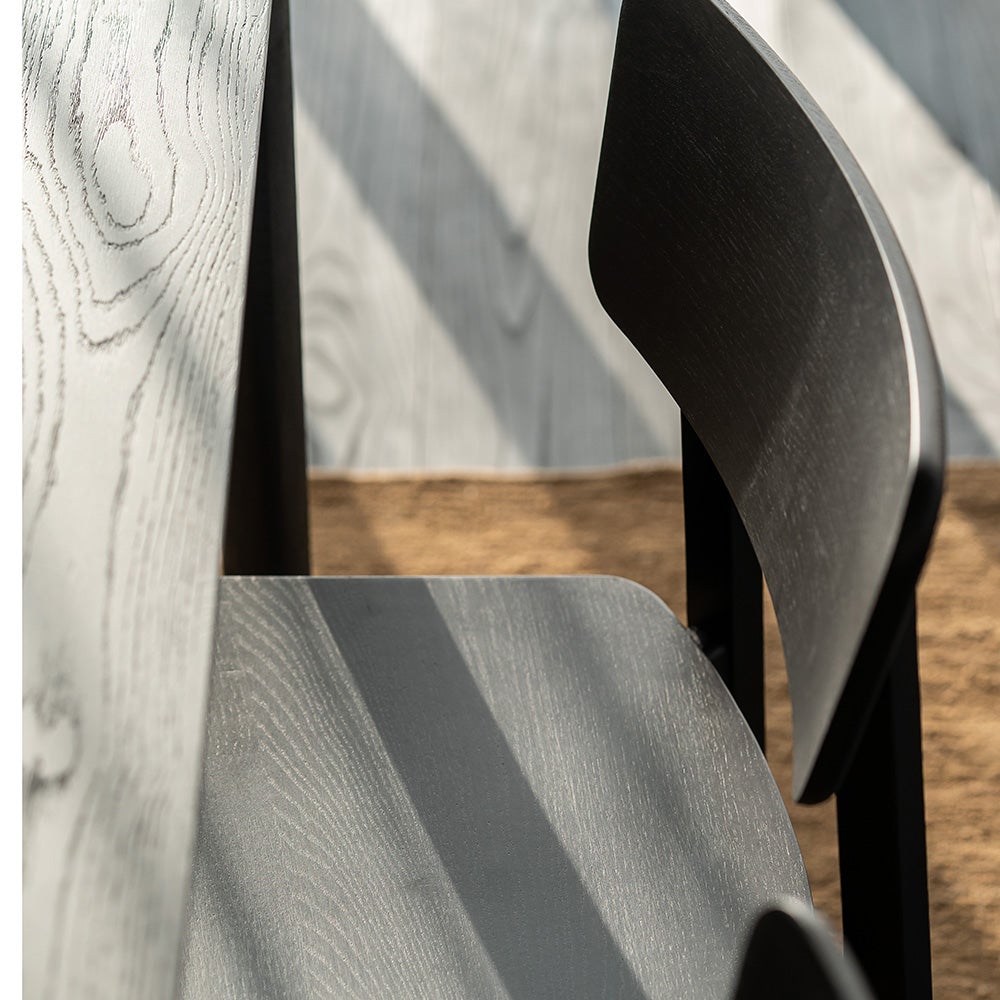 Casale Esszimmerstuhl Eiche Schwarz