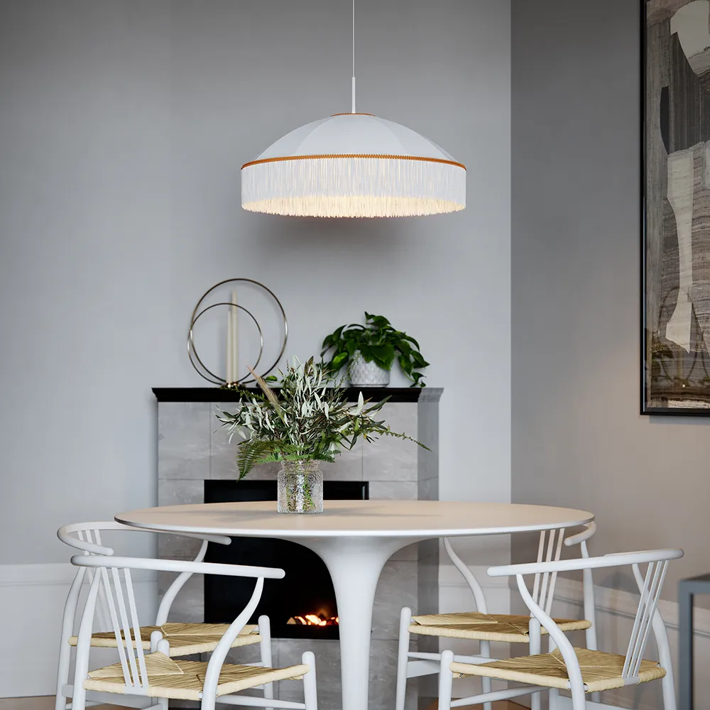 Francis Deckenleuchte Ø60cm Weiß 