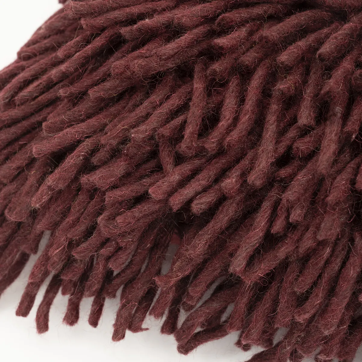 Dekokissen aus Baumwolle Moppy Burgundy 50x50 cm