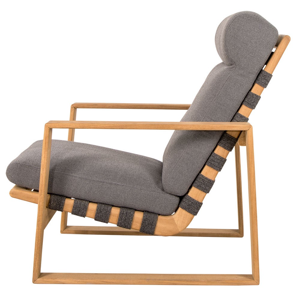 Endless Armchair Teak Inklusive Graue Airtouch Kissen 