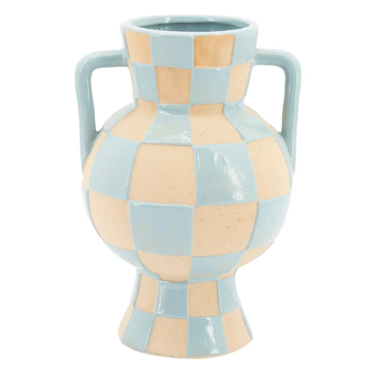 Blocsy 1 Vase 19,5x18,5x28 cm blau