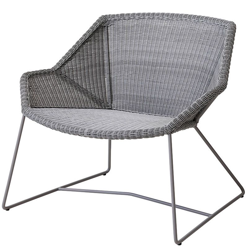 Breeze Lounge Chair Hellgrau