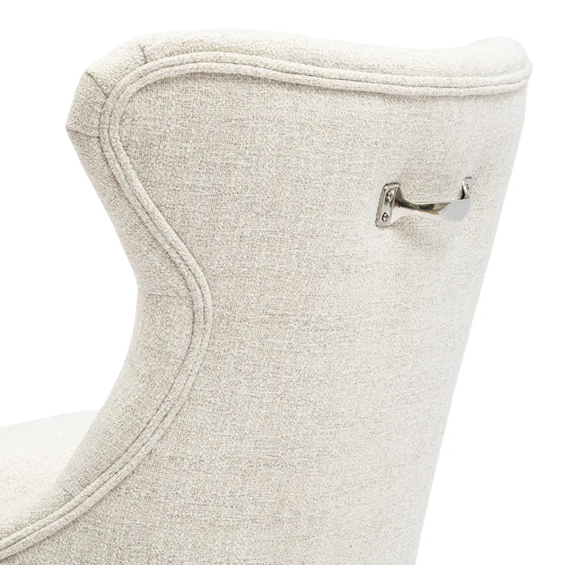 George esszimmerstuhl rich tweed antique white