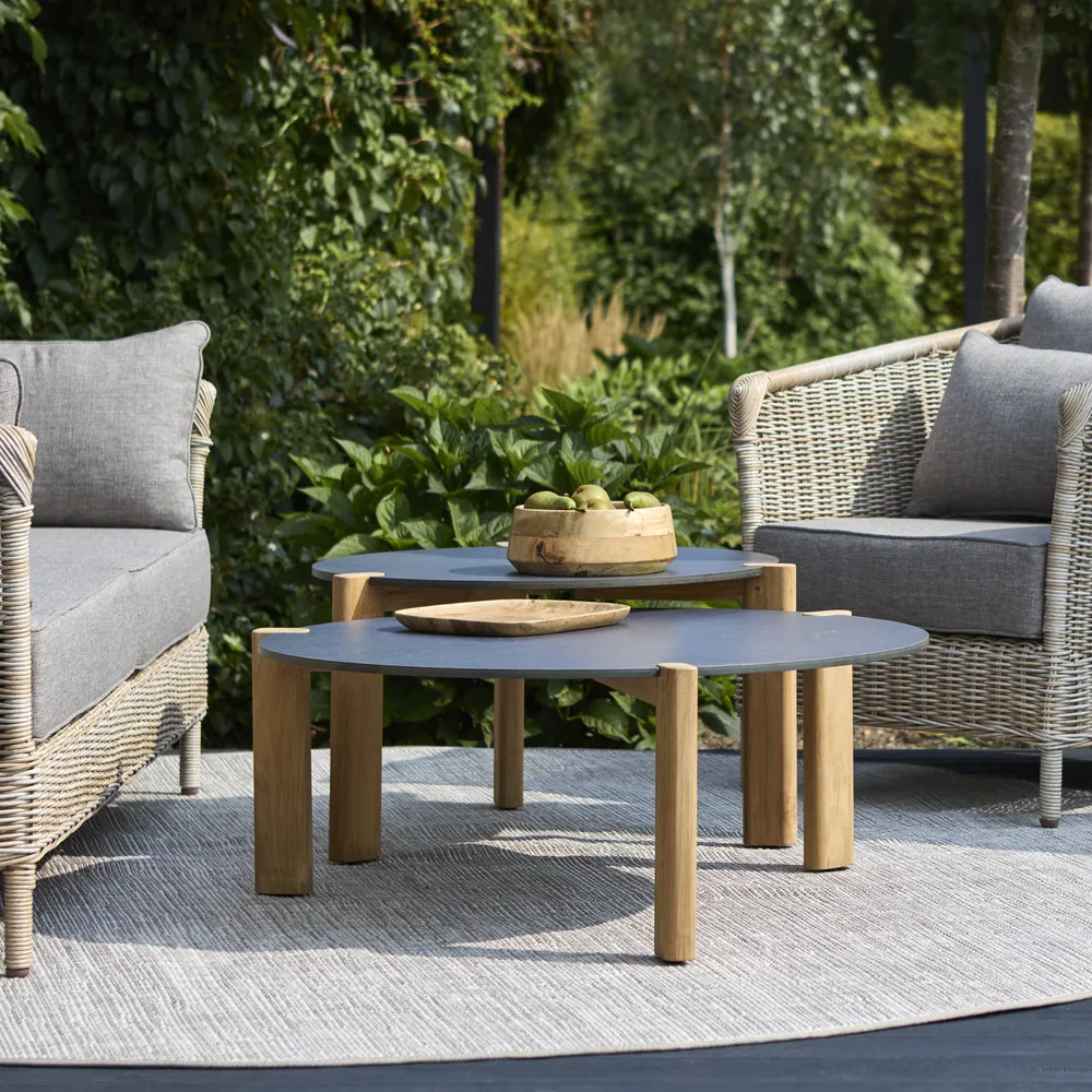 Aster Lounge Gruppe aus künstlichem Rattan