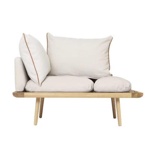 Lounge Around 1,5-Sitzer-Sofa Oak/White Sands