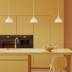 Vienda Pendelleuchte weiß/Glas E14 