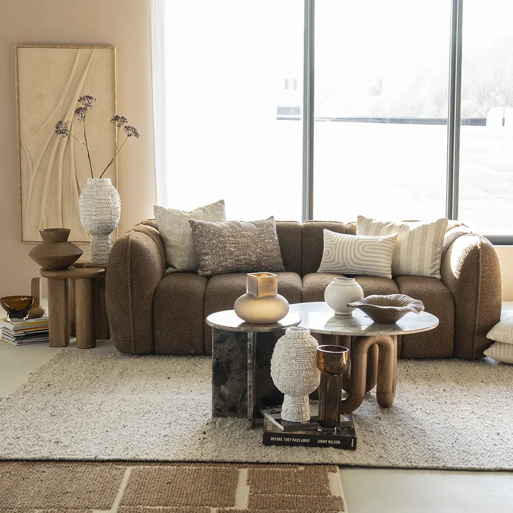 Sofa Cubetto (2,5-Sitzer) Brown