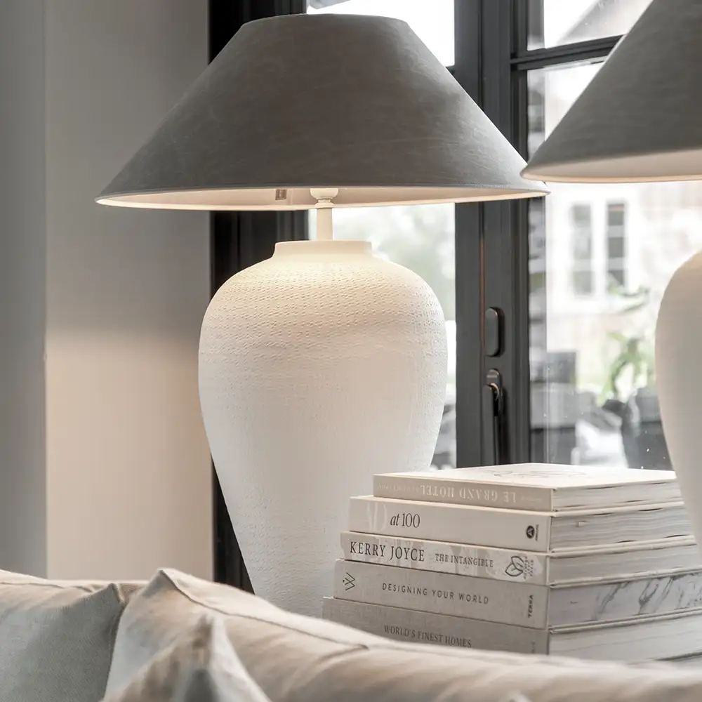 Florence Tischleuchte weiß