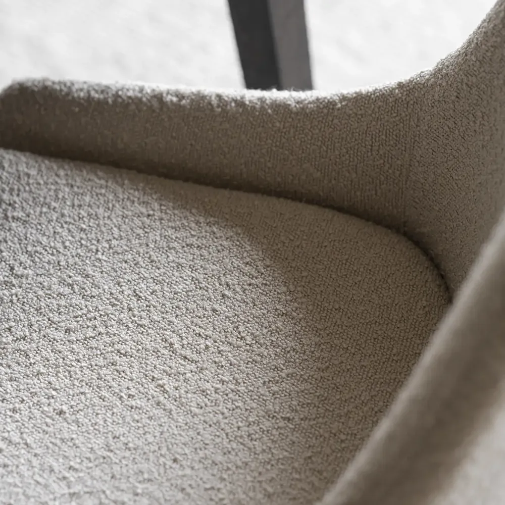 Sierra Esszimmerstuhl beige boucléstoff