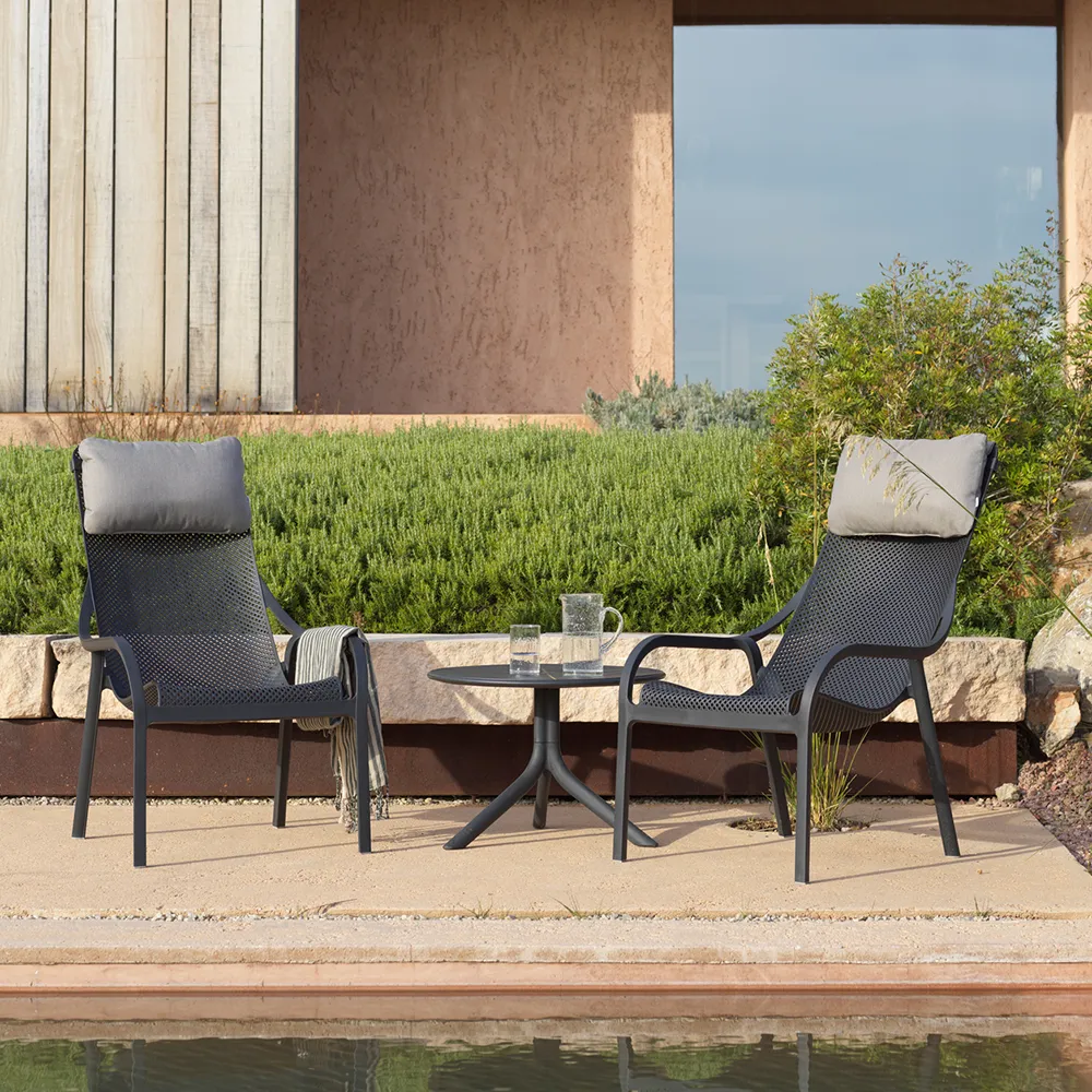 Kissen Net Lounge Grey Sunbrel