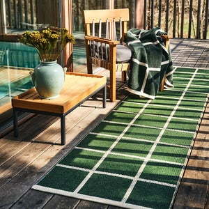 Gewebter Teppich Criss Leaf 70x300 cm