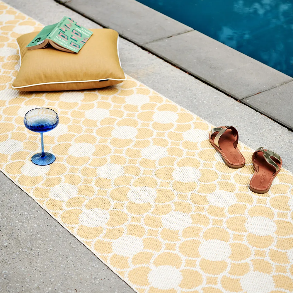 Anya teppich Pale Yellow/Vanilla 70 x 300 cm