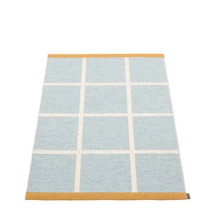 Gewebter Teppich Criss Pop Blue Fog
