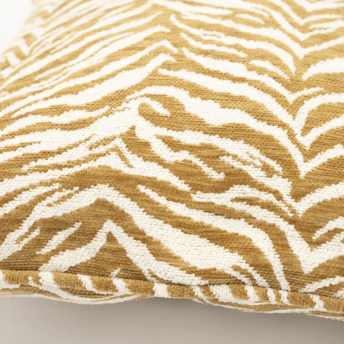 Dekokissen Tigra Mustard 45x45 cm