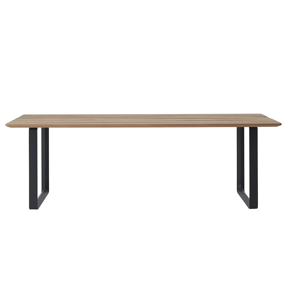 70/70 Esstisch 225x90 cm Sapele Mahogany/Anthracite Black