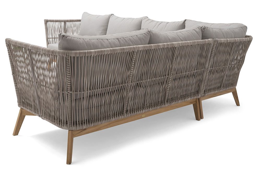 Himmelsnäs Ecksofa Teak/Beige