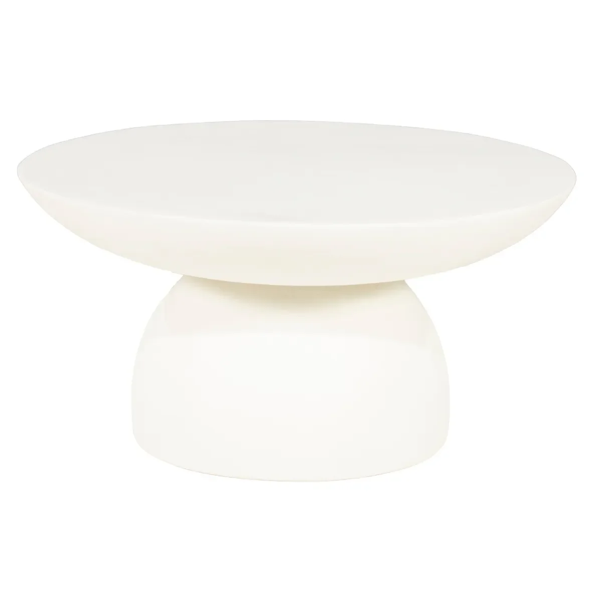 Canto small Couchtisch 70x70x36 cm Eisen beige