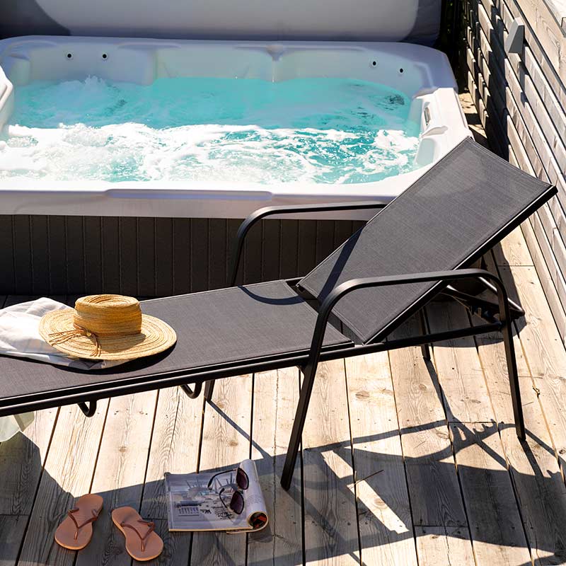 Rana Tagesbett schwarz/schwarz