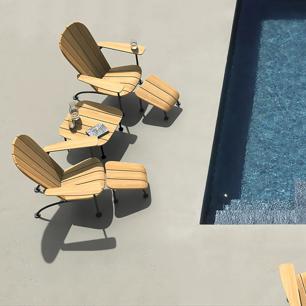 Böste Liegestuhl Teak