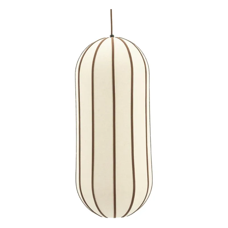 lamp Cocoon 1 Pendelleuchte 27,5x27,5x66 cm natur