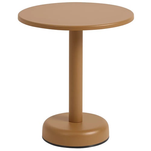 Linear Steel Couchtisch Ø42 cm Burnt Orange