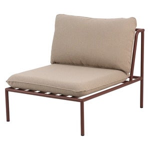 Collier mittlerer teil  Zin red / Teddy beige