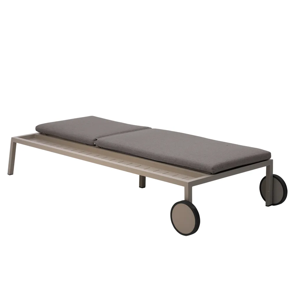 2er-pack Samvaro sonnenliege khaki / Soft Dawn