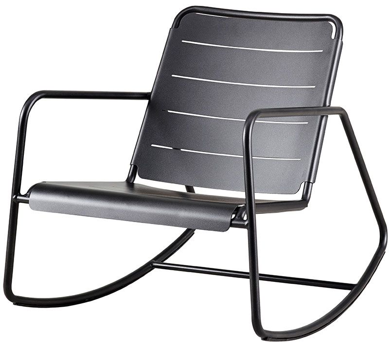 Copenhagen Schaukelstuhl Anthrazit