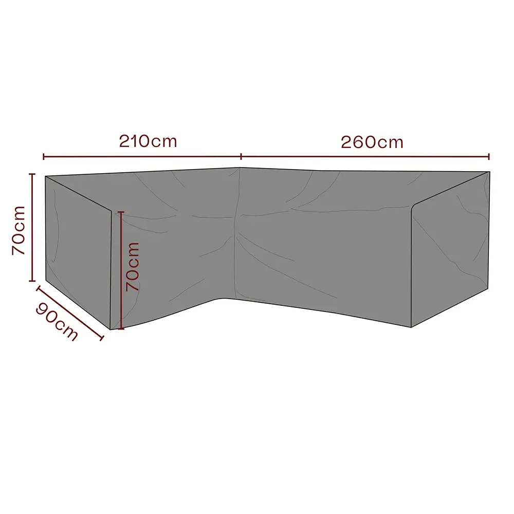 Møbeltrekk hjørnesofа 260/215x70x90 Premium
