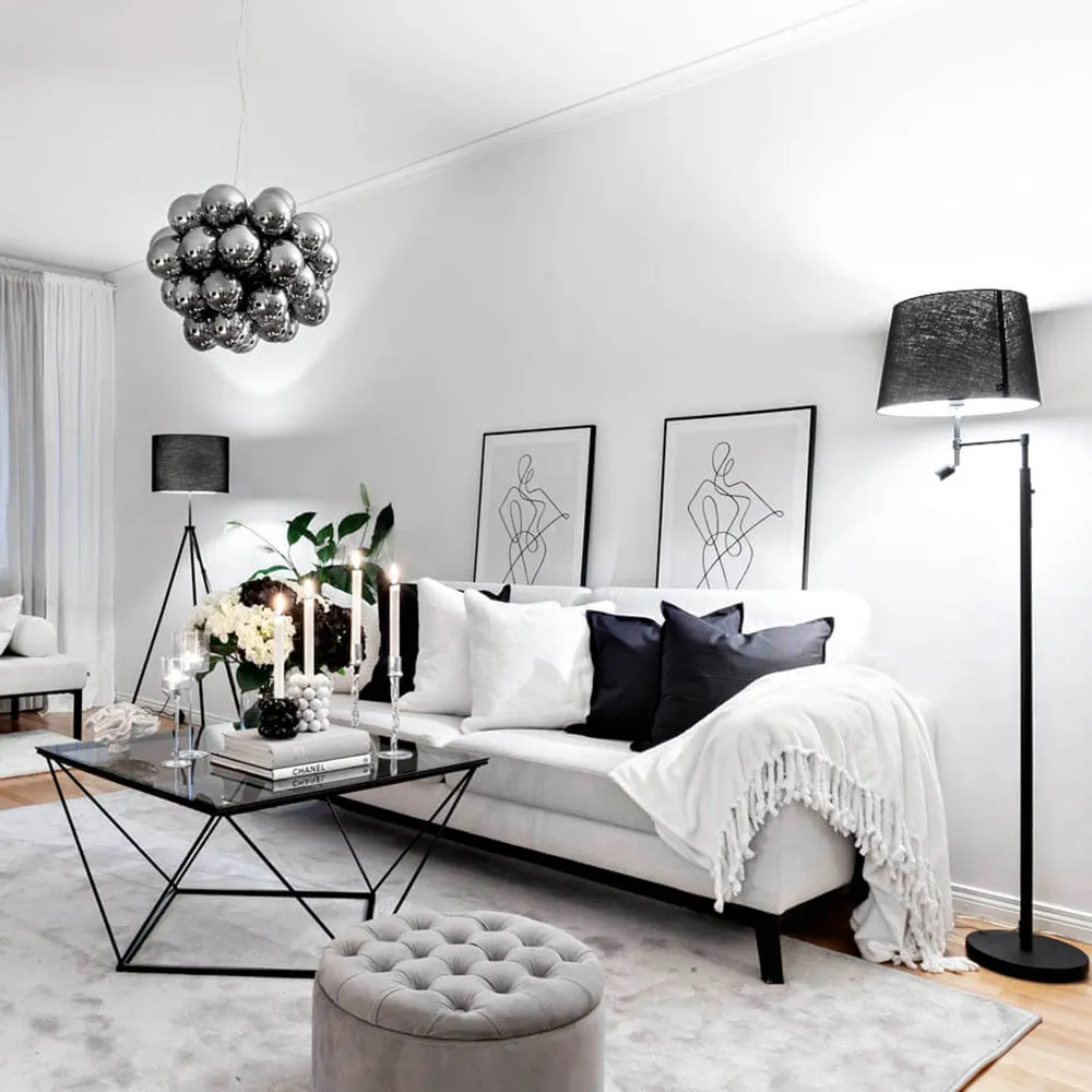 Orlando Stehleuchte schwarz