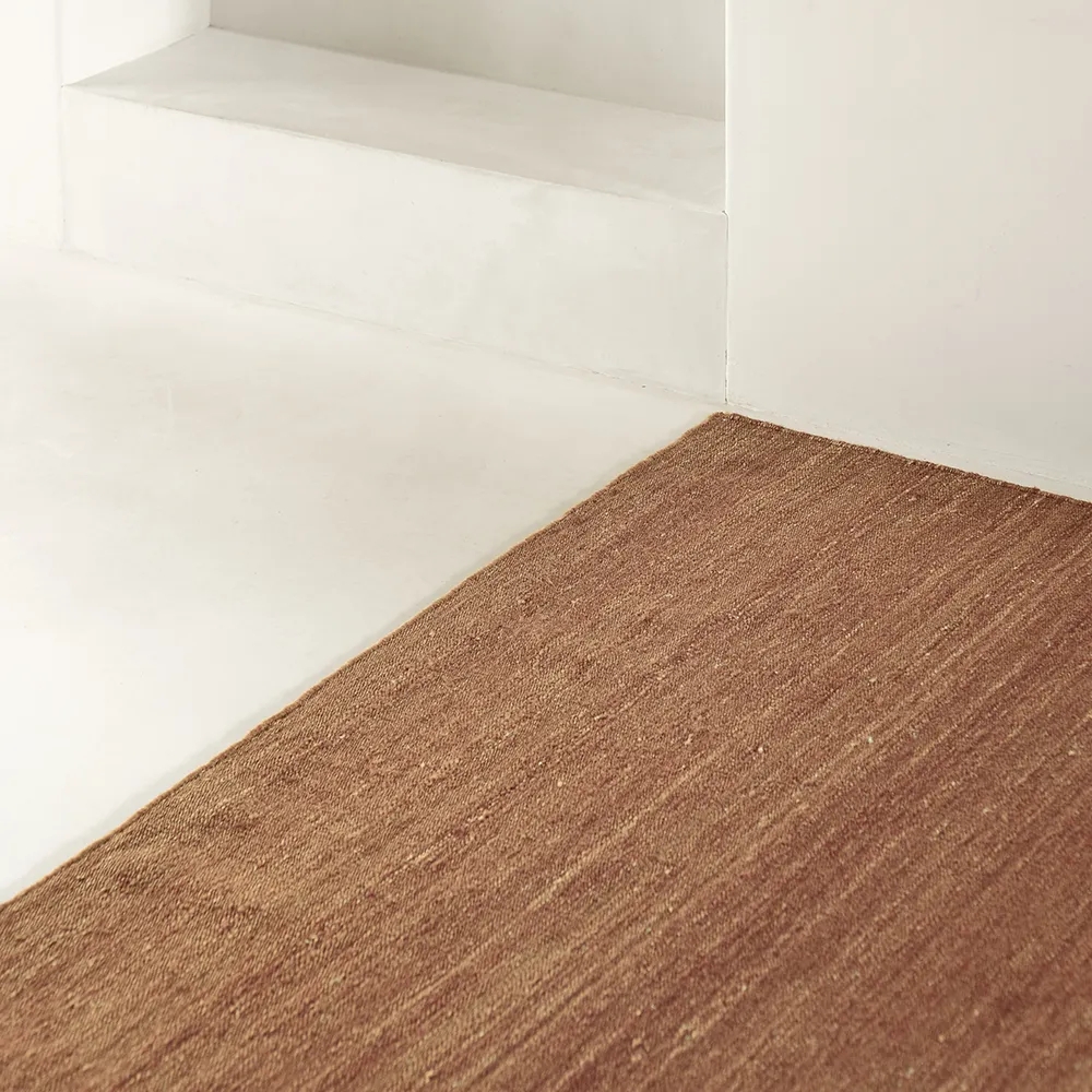 Nomad kilim Teppich 200x300 cm Terracotta