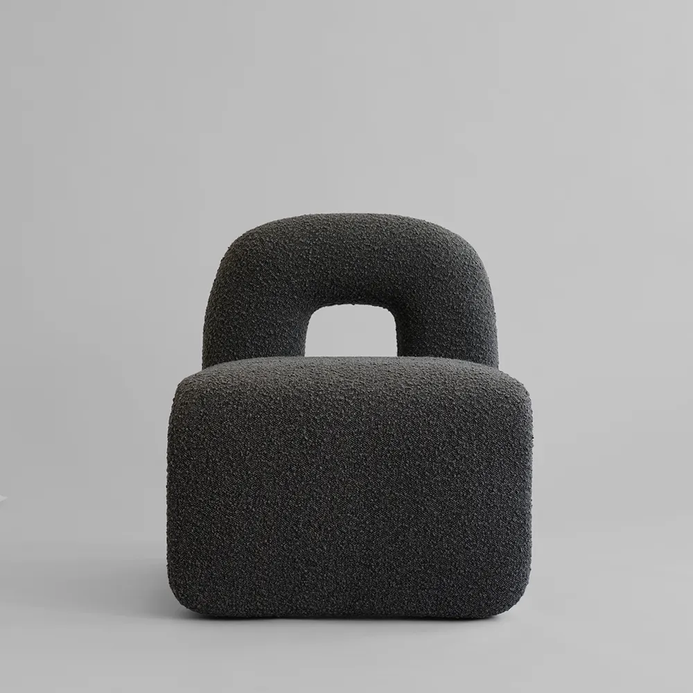 Daiku Lounge-Sessel – Tiefes Taupe