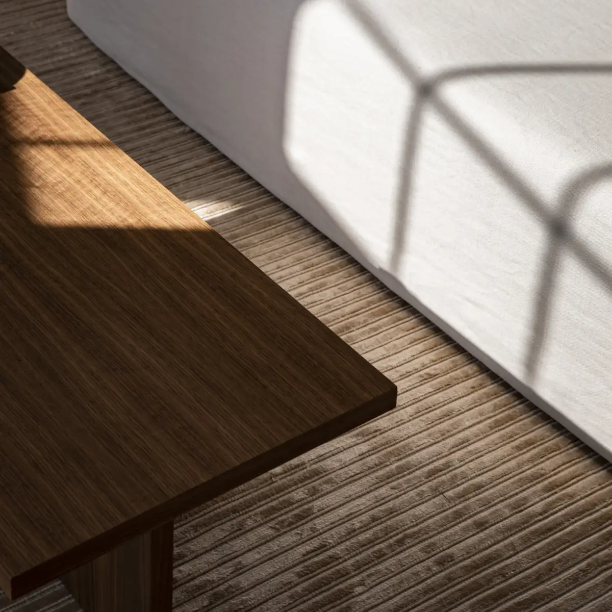 Houkime-Teppich 200 x 300 cm - Beige