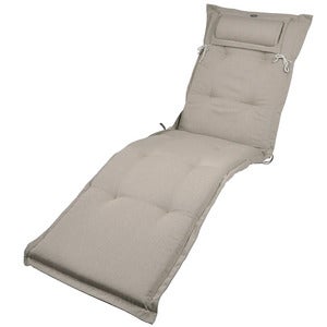 Beige Struktur Canyon Sonnenliege Kissen (Dick)